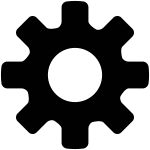 Gear SVG Icon